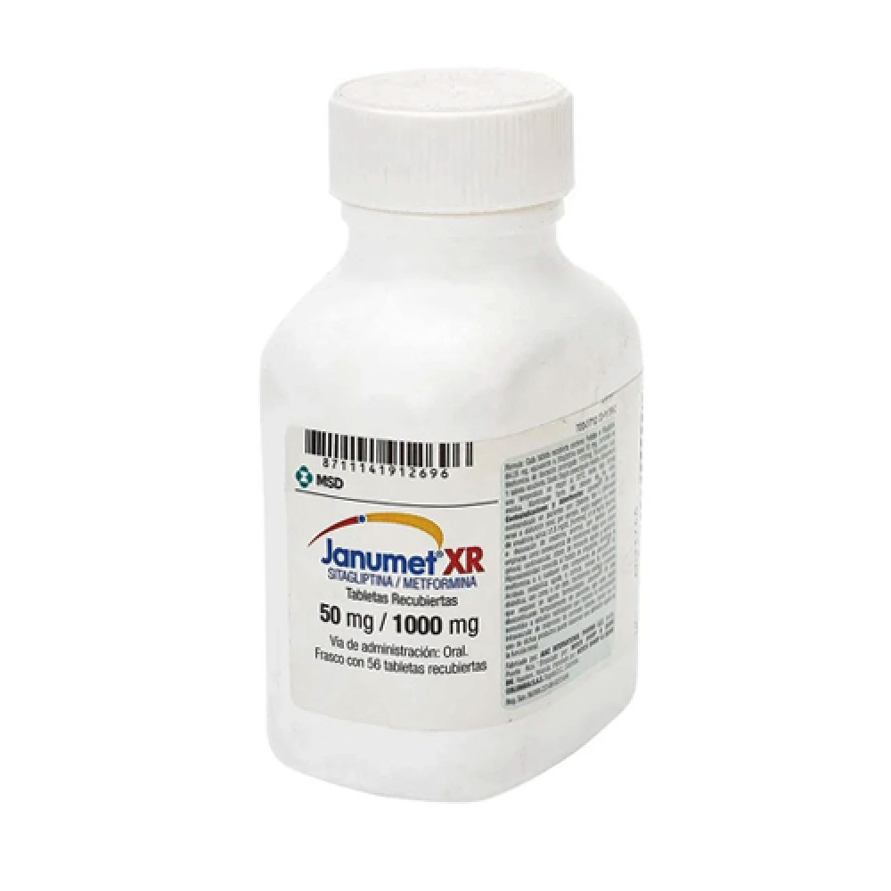 JANUMET XR 50/1000 MG 56 TAB