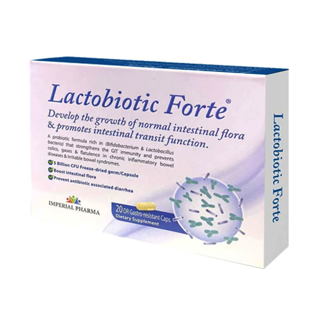 LACTOBIOTIC FORTE 20 CAPSULES