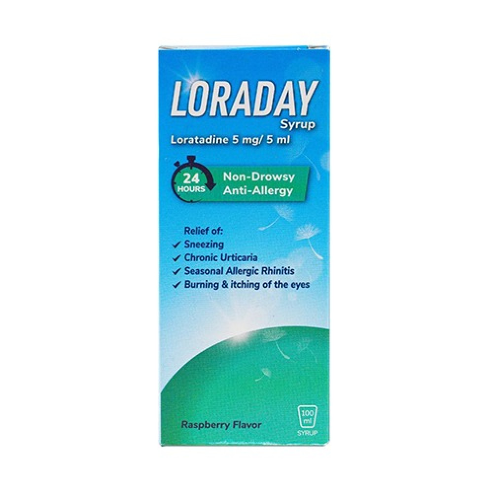 LORADAY 5MG/5ML SYRUP 100ML