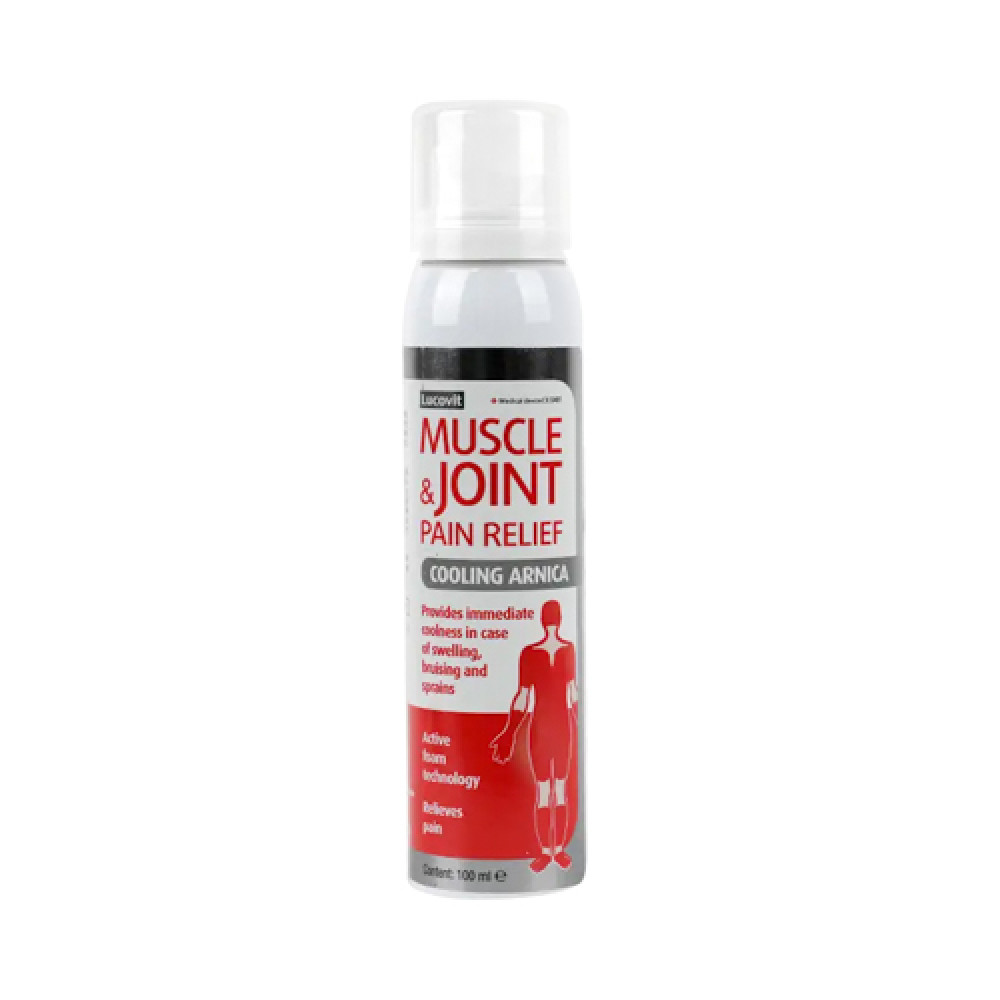 LUCOVIT MUSCLE & JOINT PAIN RELIEF FOAM SPRAY 100ML