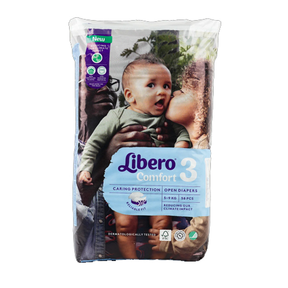 Libero Comfort No.3 (5-9Kg) 58 Pcs