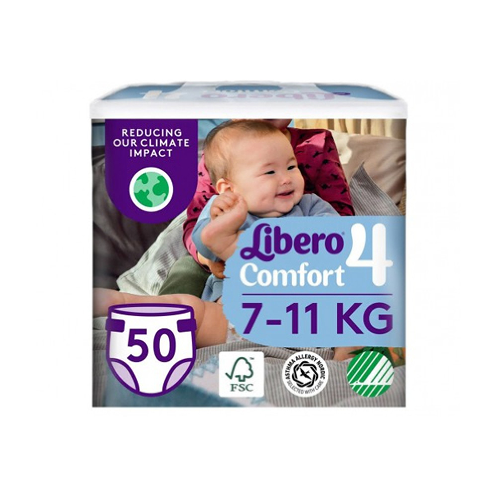Libero Comfort No.4 (7-11Kg) 50 Pcs