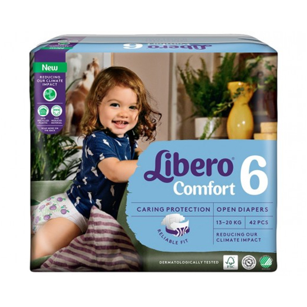Libero Comfort No.6 (13-20Kg) 42 Pcs