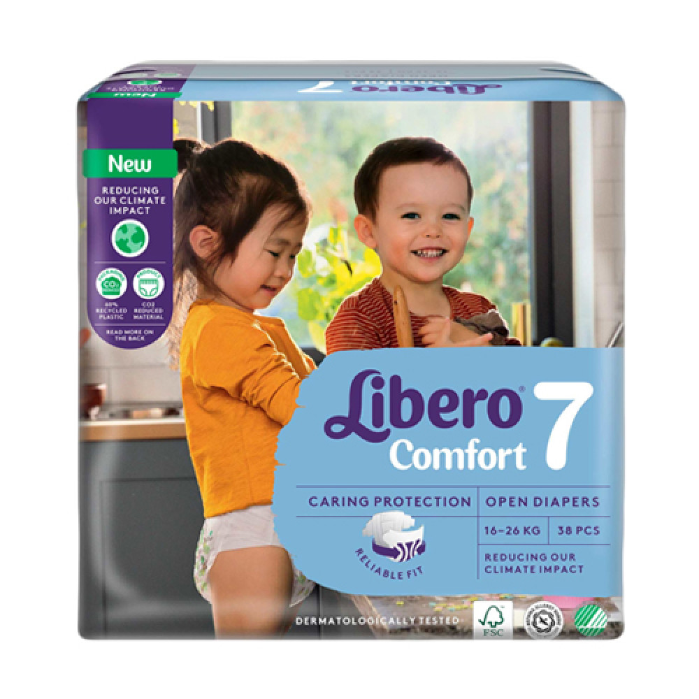Libero Comfort No.7 (16-26Kg) 38 Pcs