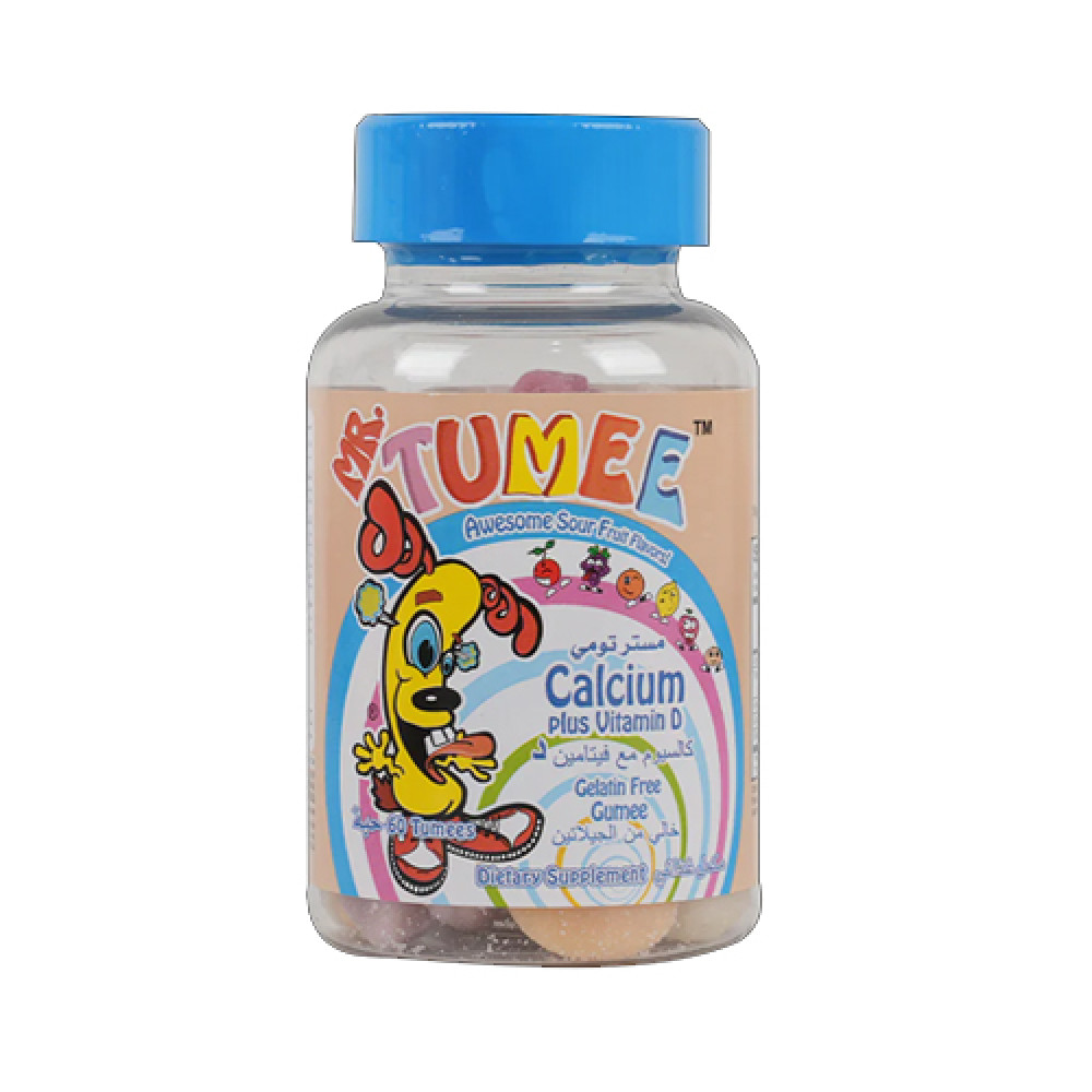 MR TUMEE CALCIUM VIT-D 60 GUMMIES