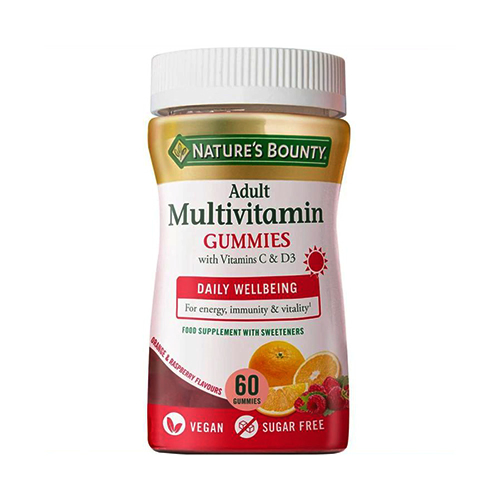 NATURES BOUNTY ADULT MULTIVITAMIN 60 GUMMIES 