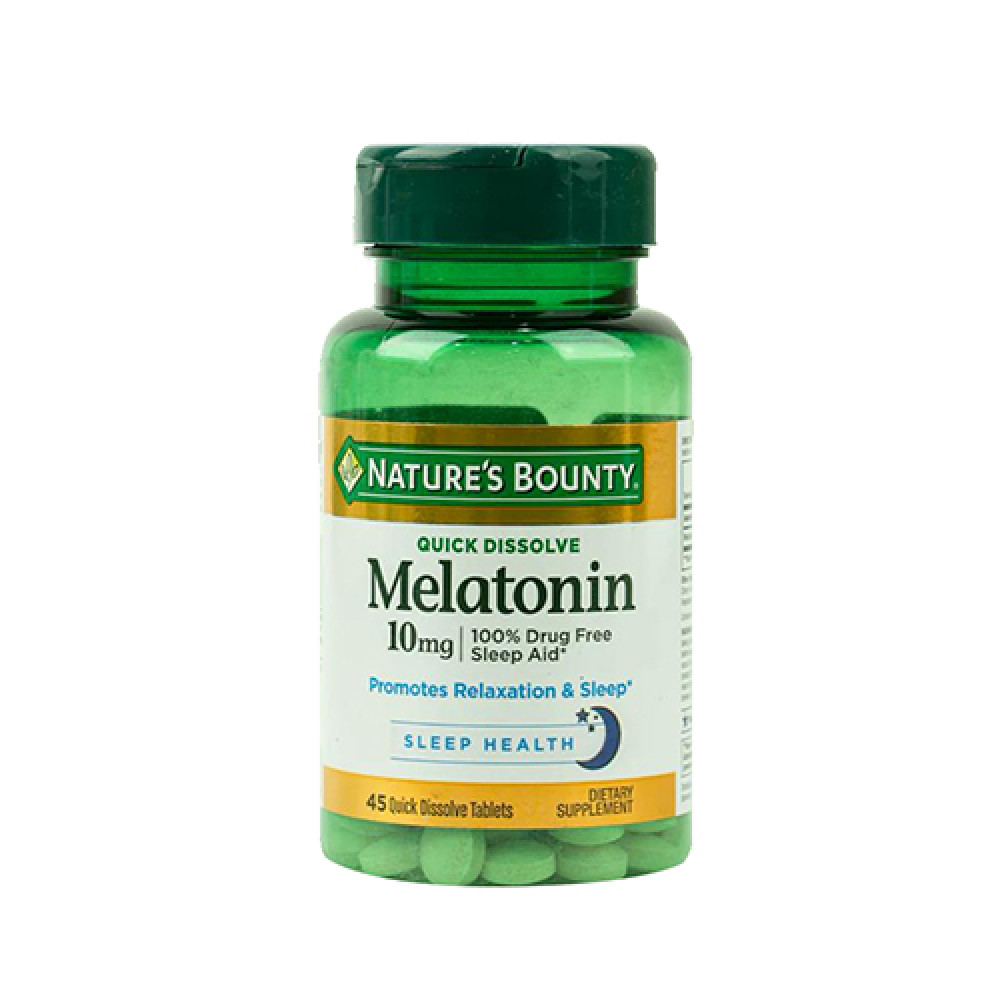 NATURES BOUNTY MELATONIN 10MG 45TAB