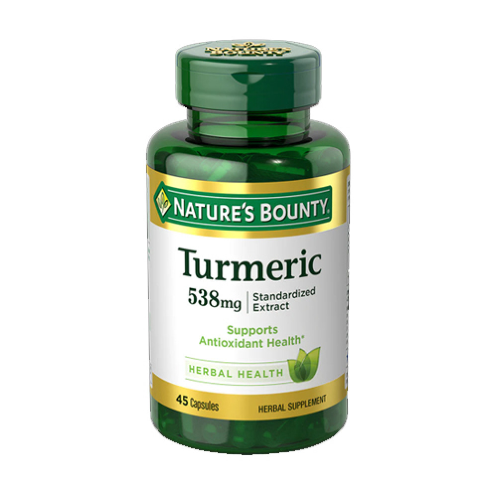 NATURES BOUNTY TURMERIC 538MG 45 CAPSULES