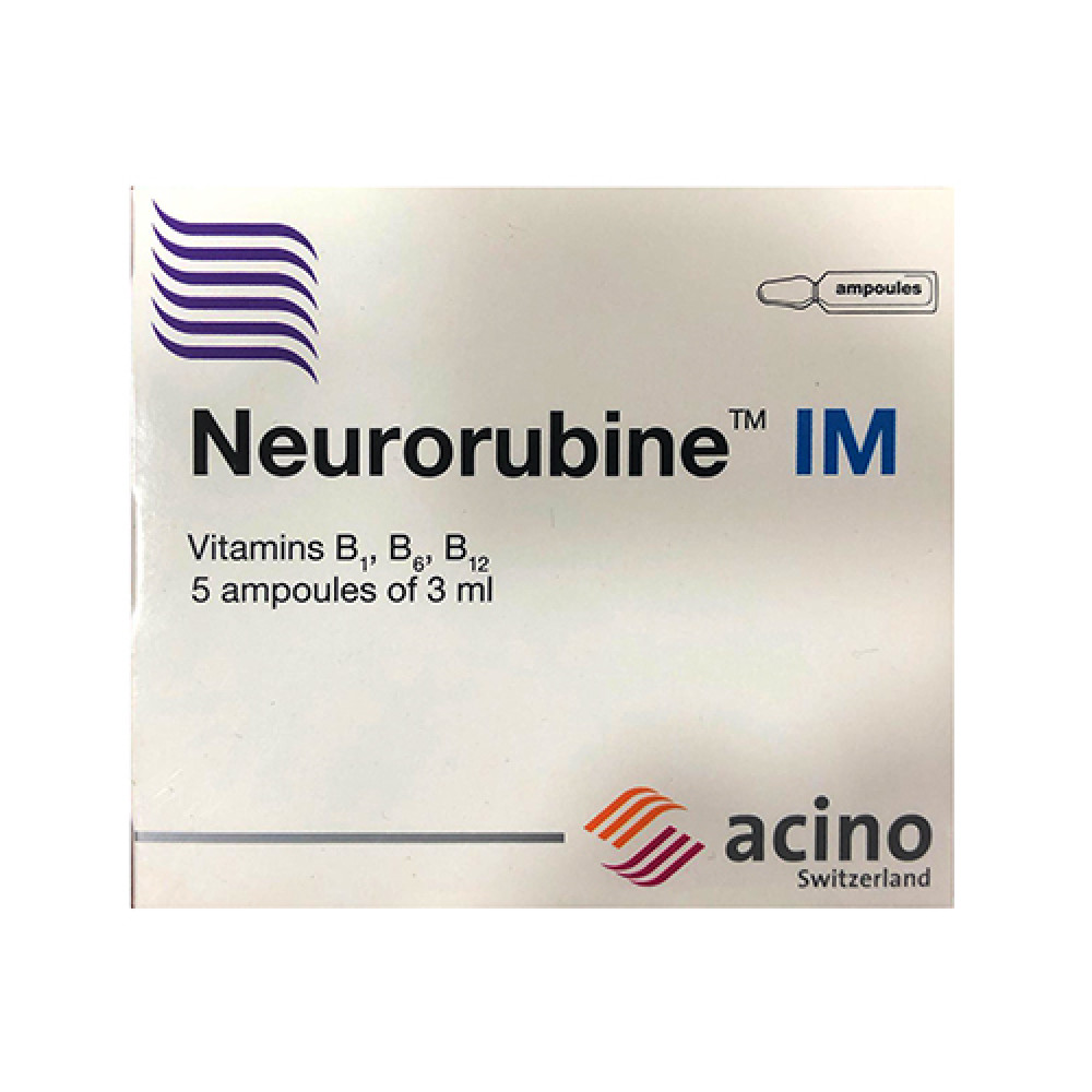 NEURORUBINE 3ML 5 AMPOULES