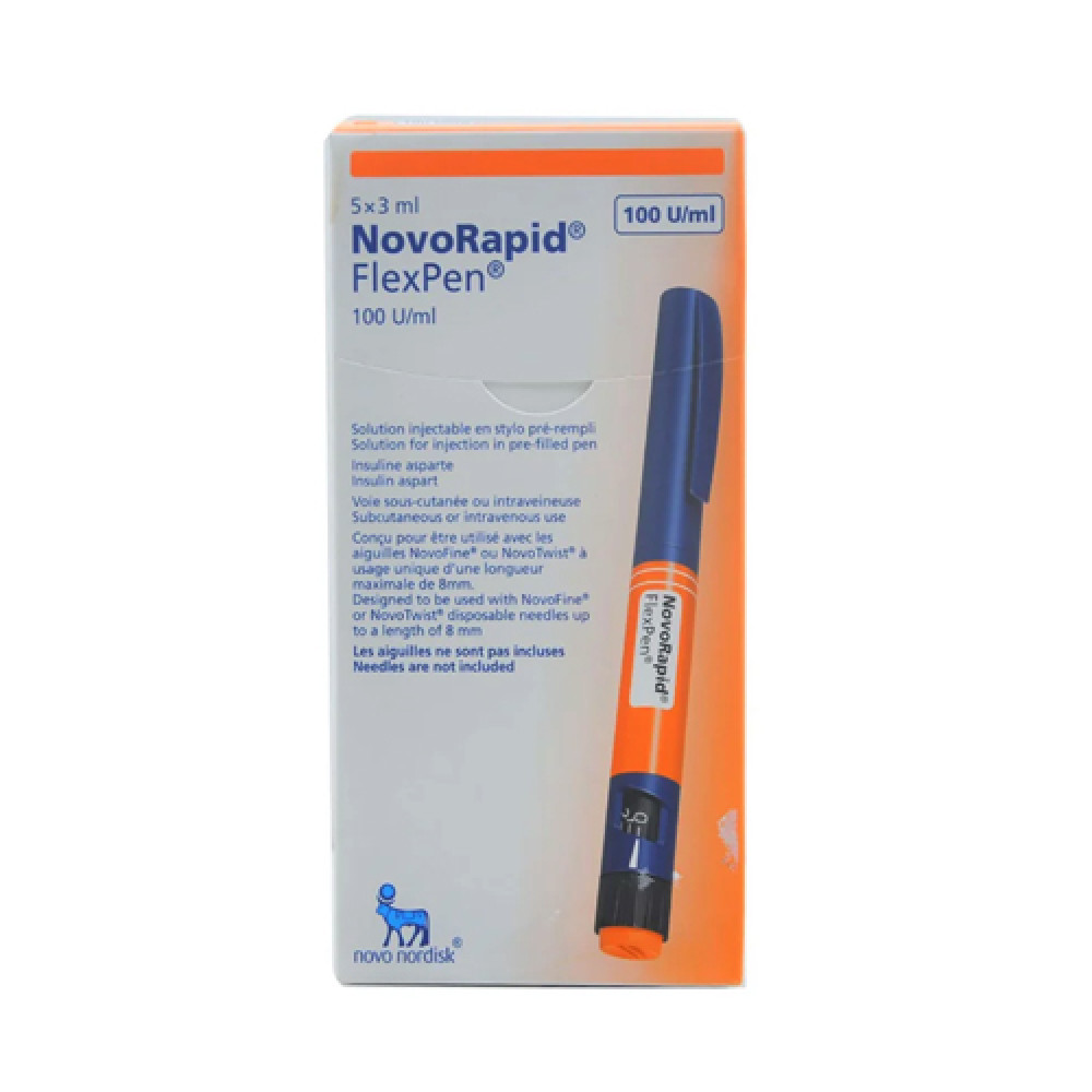 NOVORAPID FLEXPEN 100IU/ML 5PEN 3ML