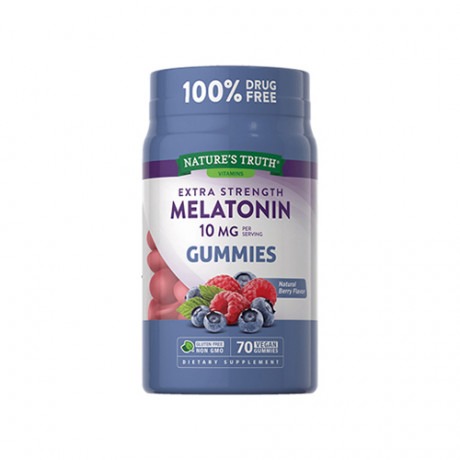 Nature's Truth Sleep Melatonin 10mg 70 Vegan Gummies