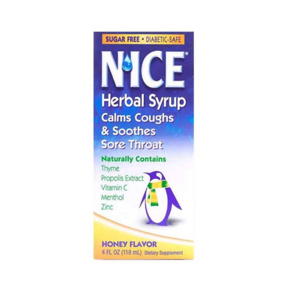 Nice Herbal Syrup (Honey Flavour) 118ML