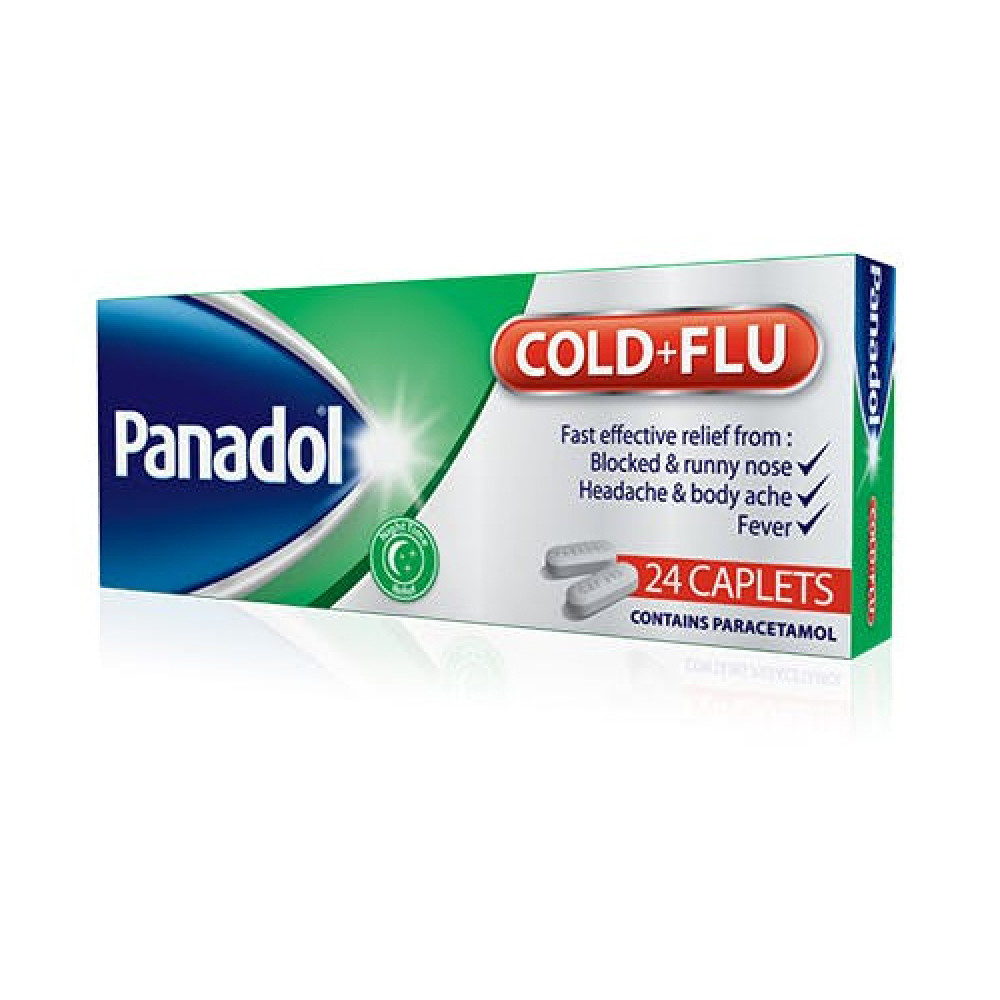 PANADOL COLD & FLU 24 CAP-GREEN