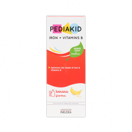 Pediakid Iron + Vitamin B Syrup 125ml 