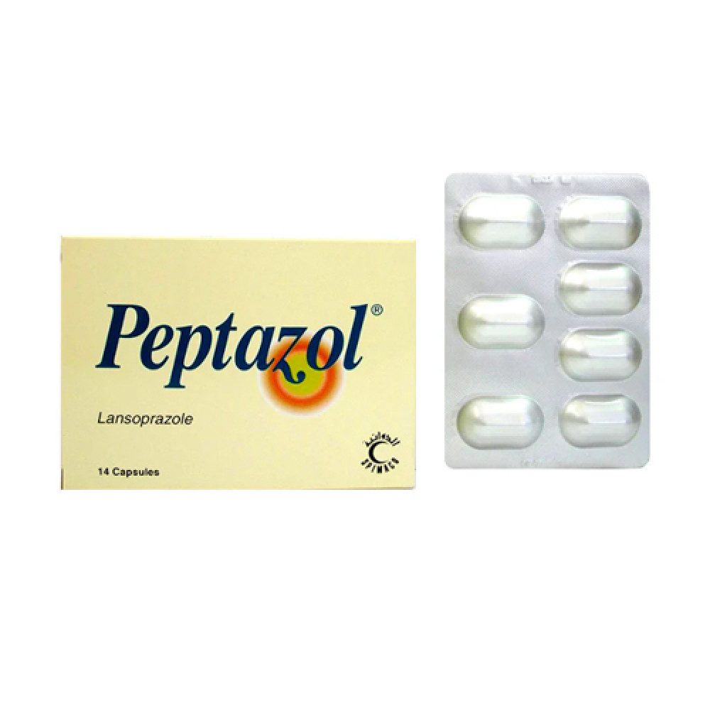 PEPTAZOL 30MG 14 CAP