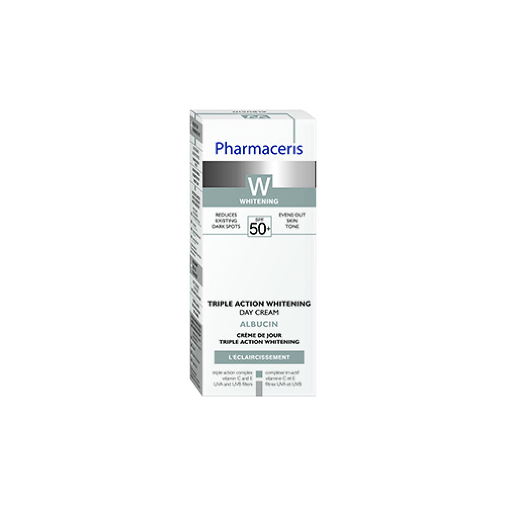 PHARMACERIS ALBUCIN WHITENIING SPF50+ DAY CREAM 30ML