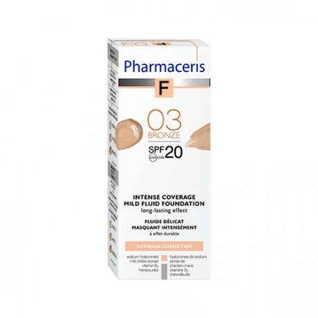 Pharmaceris F Mild Fluid Intense Foundation SPF 20 - 03 Bronze 30ml
