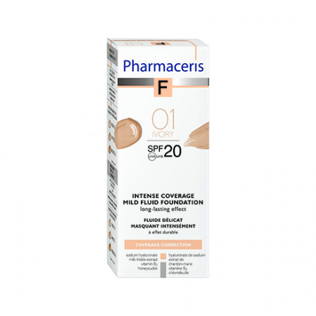 Pharmaceris F Mild Fluid Intense Foundation SPF 20 - 01 Ivory 30ml