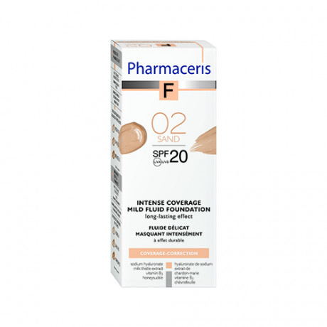 Pharmaceris F Mild Fluid Intense Foundation SPF 20 - 02 Sand 30ml