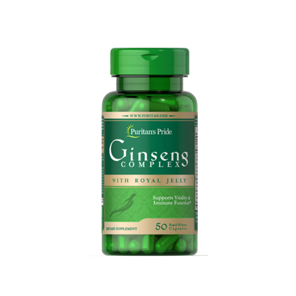 Puritans Pride Ginseng Complex 1000mg 50 Capsules
