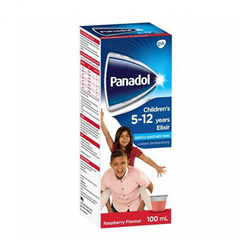Panadol Children's Elixir 5-12 Years Syrup 100ml 