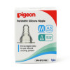 Pigeon Peristaltic Silicone Nipple M 4+Months 1Pc