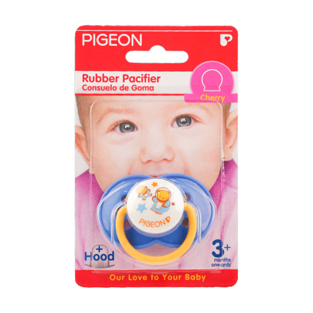 Pigeon Rubber Pacifier Cherry