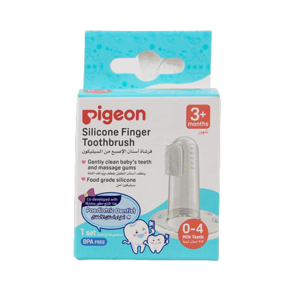 Pigeon Silicone Finger Toothbrush 3+Months