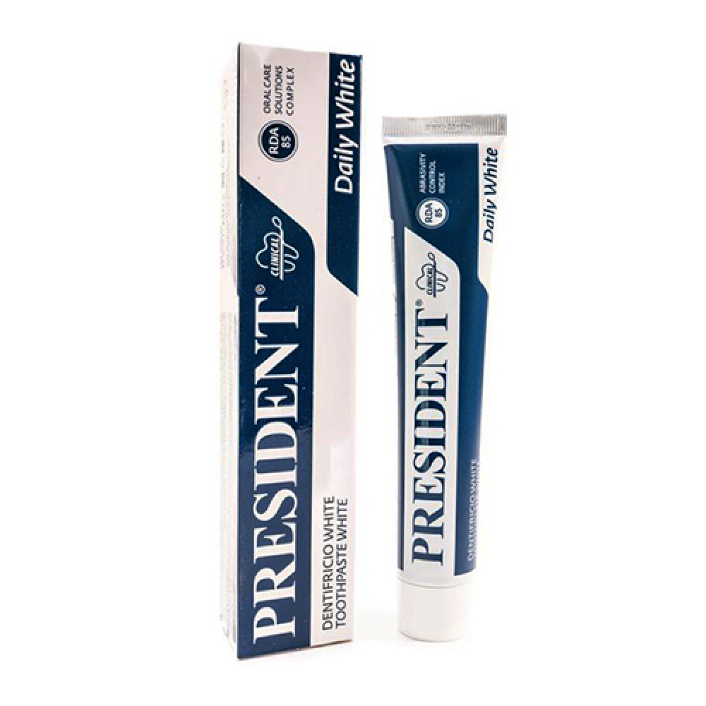 President Daily white Toothpaste 75ml