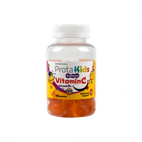 Protem Pharma Prota Kids Vitamin C +Vit D3 400iu 60 Gummies