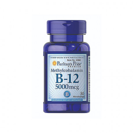 Puritan’s Pride Vitamin B12 5000mcg 30 Tabs