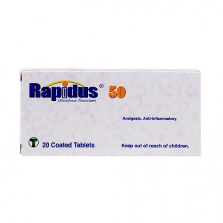 RAPIDUS 50MG 20 TAB