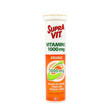 SUPRAVIT VIT C 1000MG ORANGE 20TAB