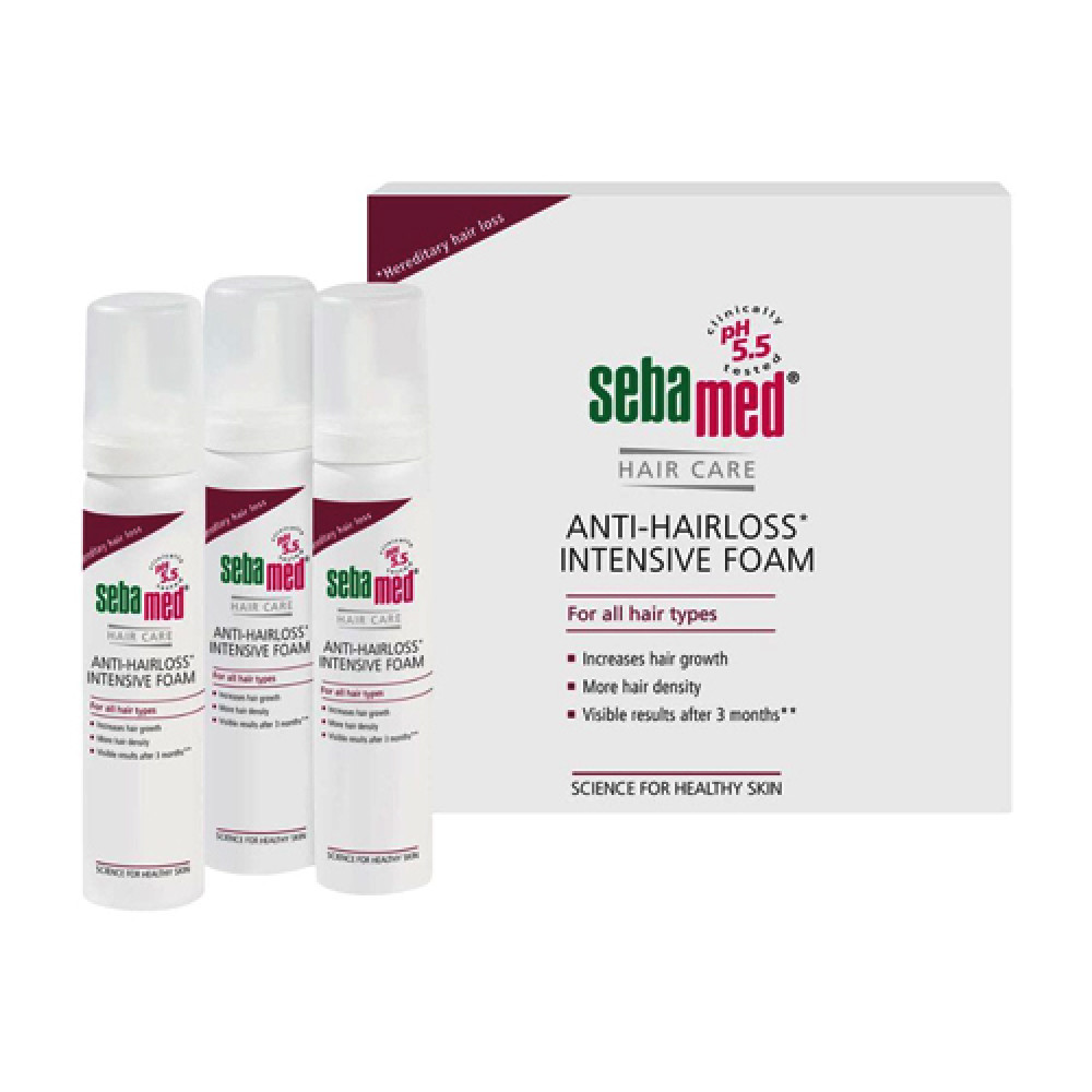 Sebamed Anti-hairloss Intensive Foam 3pcs