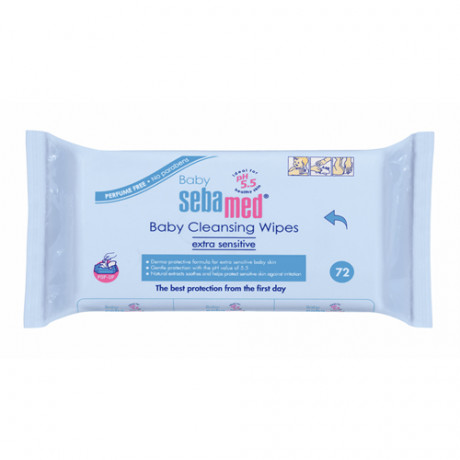 Sebamed Baby Cleansing Wipes without perfume 72pc