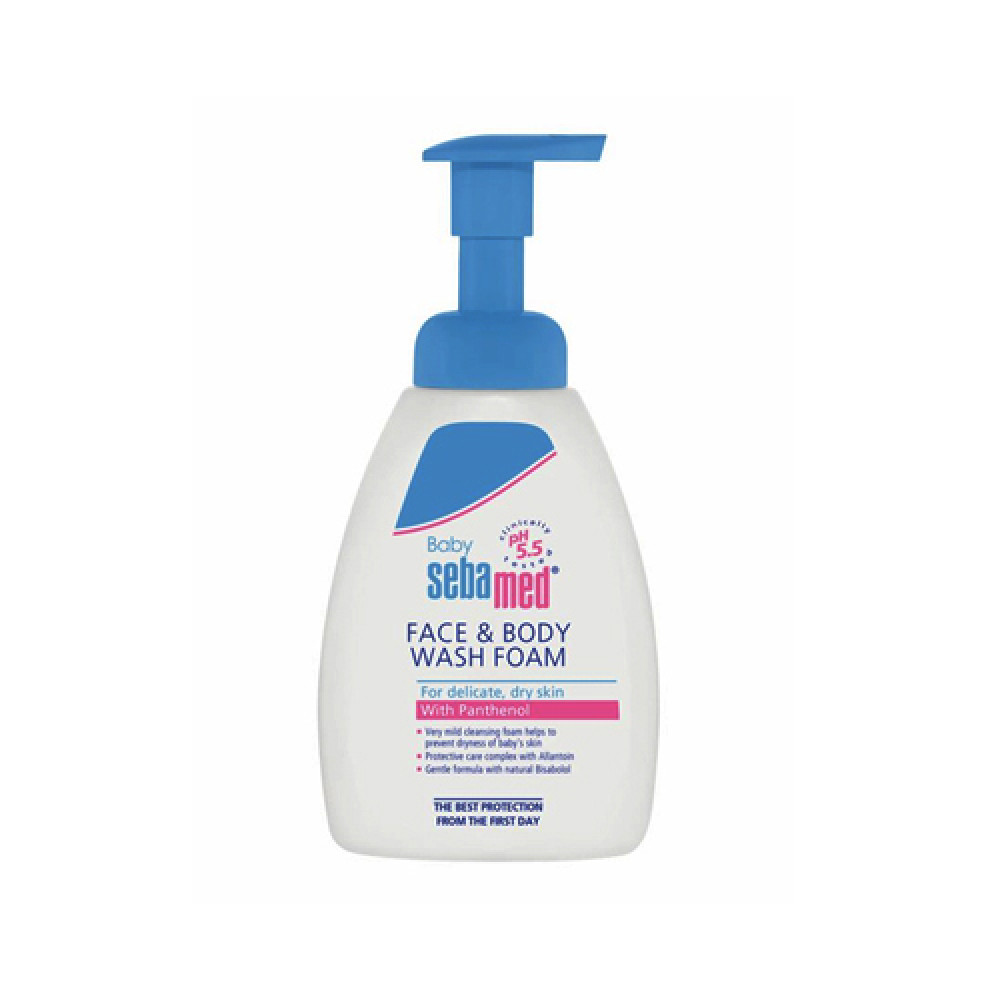 Sebamed Baby Face & Body Wash Foam 400ml