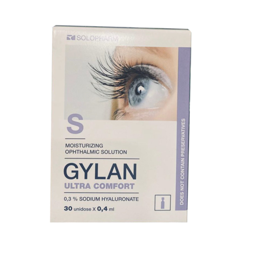 Solopharm Gilan ultra comfort moisturizing solution ophthalmologic 0.3%,30unidose,0.4ml