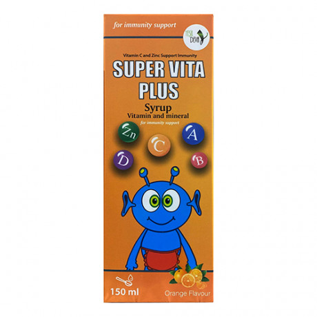 Super Vita Plus Syrup Orange Flavour 150ml