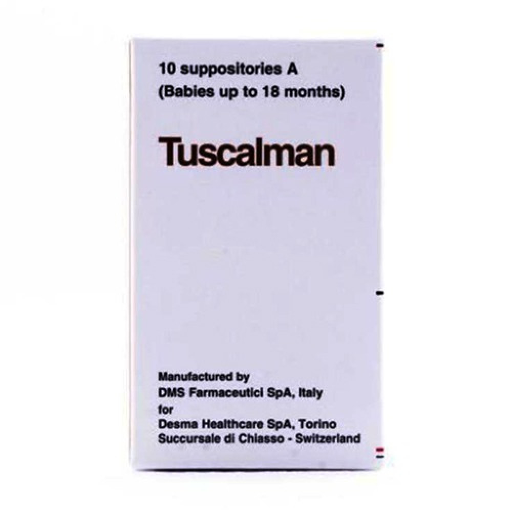 TUSCALMAN A 10 SUPPOSITORIES