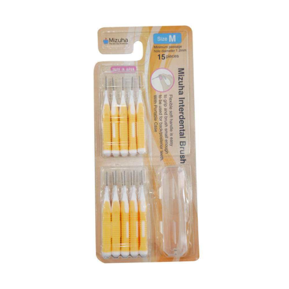 Tooth Brush Mizuha Interdental 15 pcs (M)