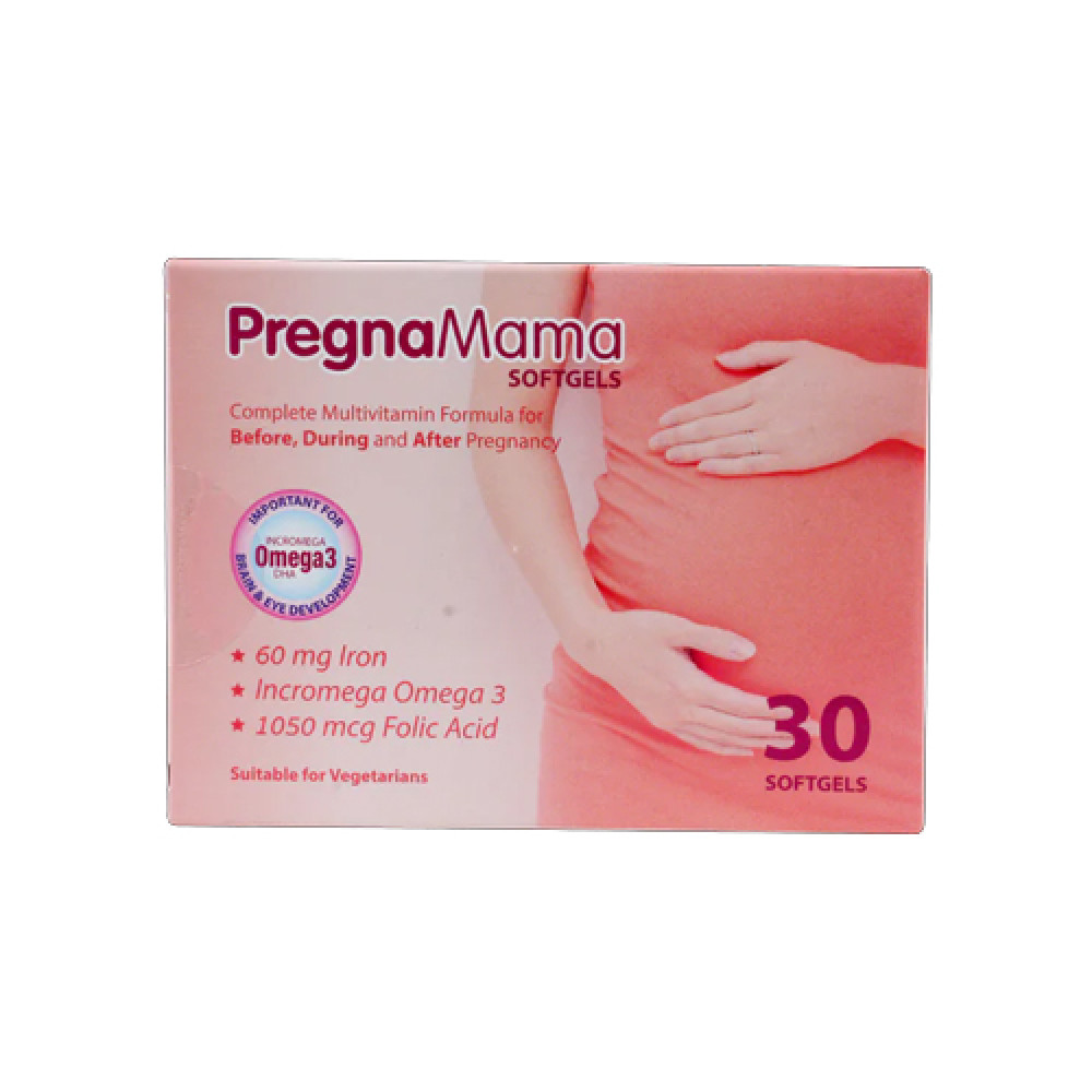 US NUTRI PREGNA MAMA 30 SOFTGELS