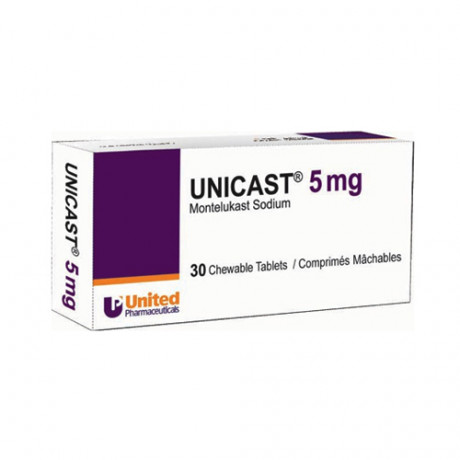 Unicast 5 Mg Chewable 30 Tablets