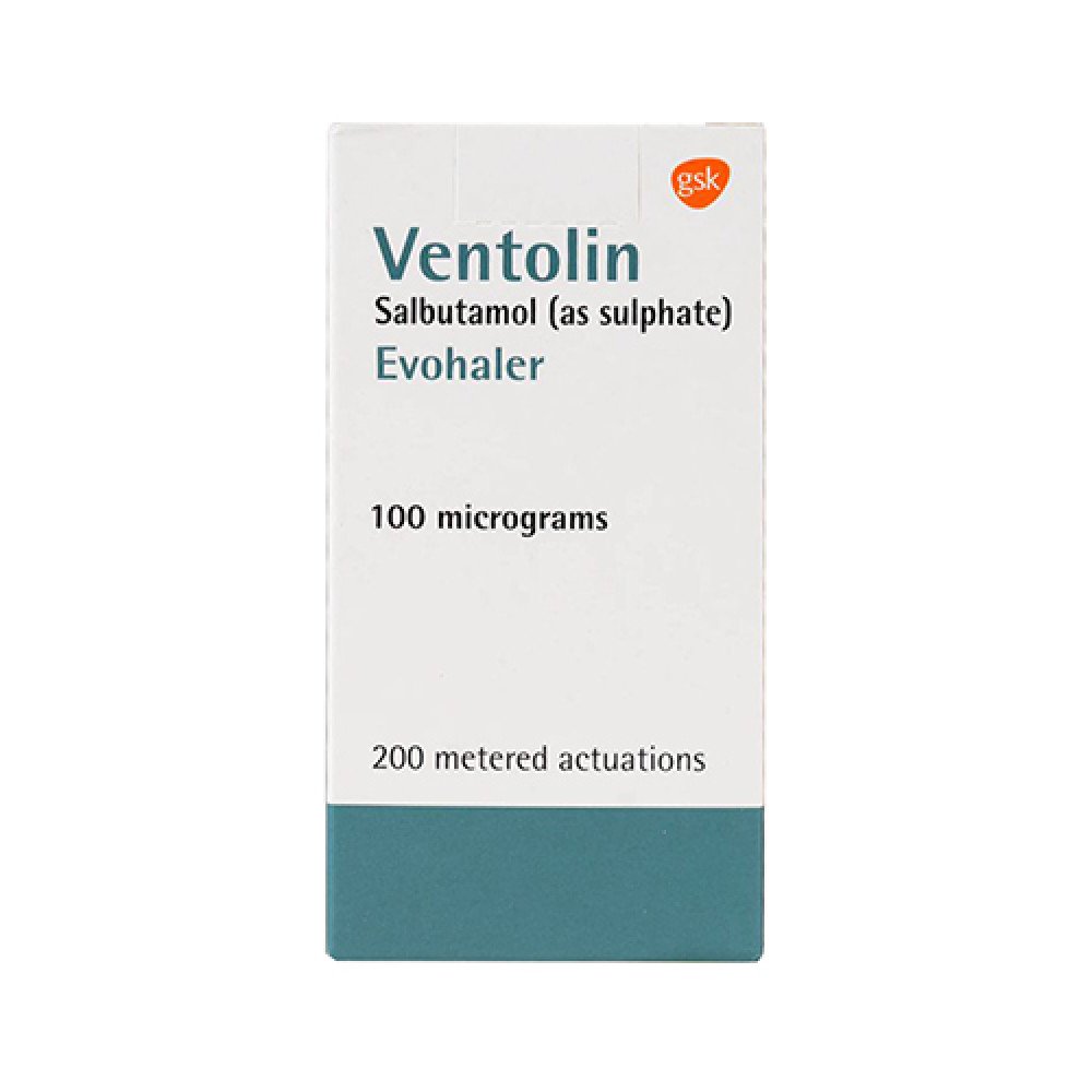 VENTOLIN EVOHALER 100MCG 200 DOSE