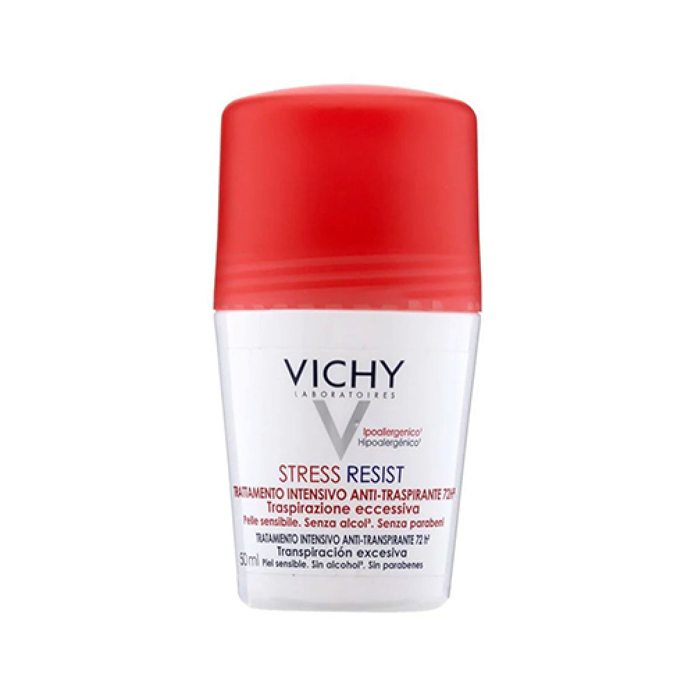 VICHY 72H DEO ROLL STRESS RESIST 50ML-RED