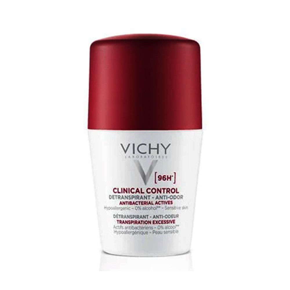 VICHY DEO ROLL 96H CLINICAL CONTROL 50ML-WHITE