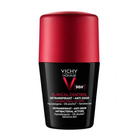 VICHY HOMME DEO ROLL 96H CLINICAL CONTROL 50ML-BLACK