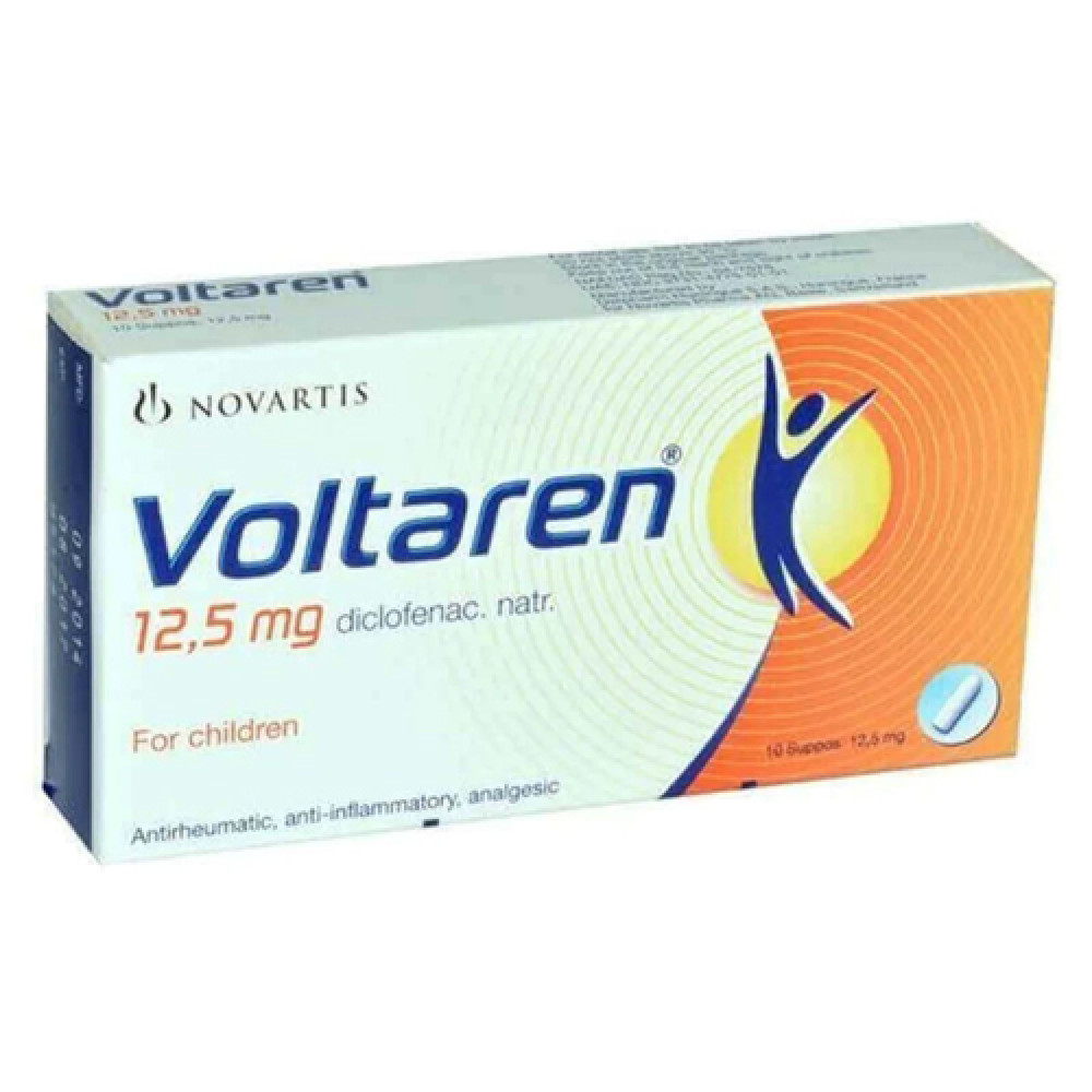 VOLTAREN 12.5MG 10 SUPP