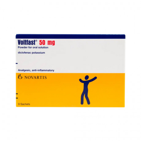 VOLTFAST 50 MG 9 SACHETS