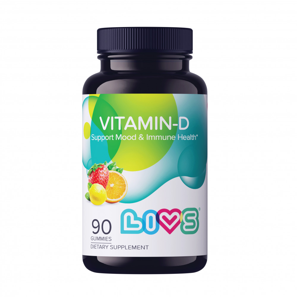 LIVS VITAMIN D (2000 IU) GUMMIES 90'S