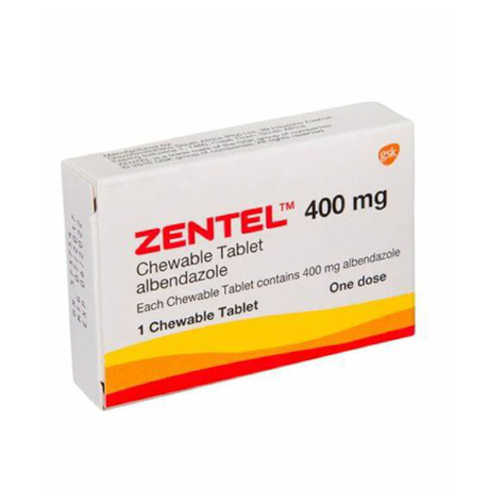 Zentel 400mg 1 Tablet